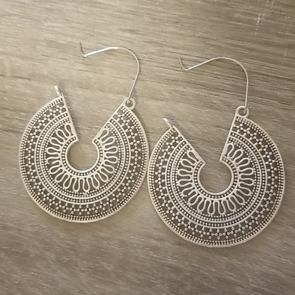 Silver Boho Earrings